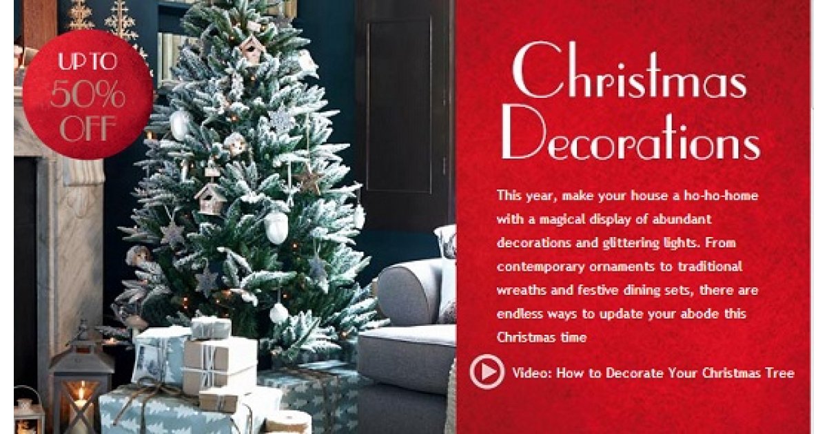 Up To 50 Off Christmas Decorations House Of Fraser
