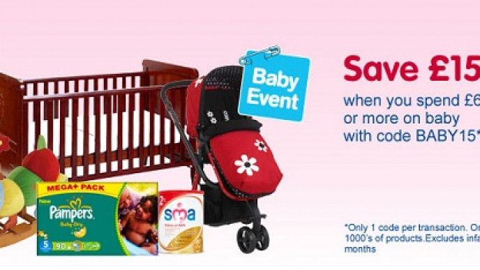 Boots Promotional Code: £15 Off £60 Spend On Baby Items