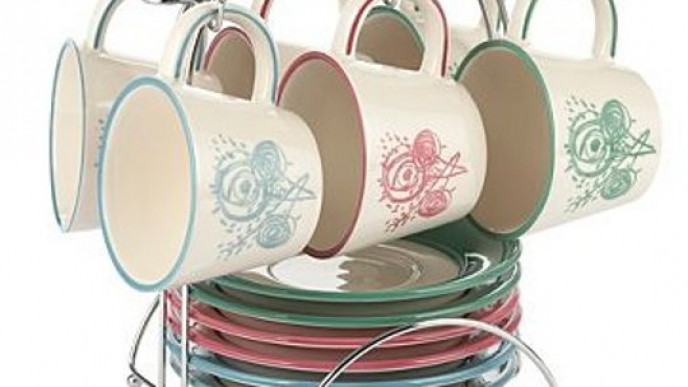 Twelve Piece Posie Tea Set £12 @ Debenhams