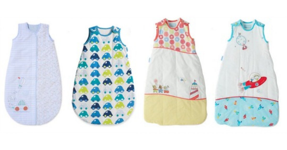 Reduced Baby Sleeping Bags, now from £8.50 Mothercare