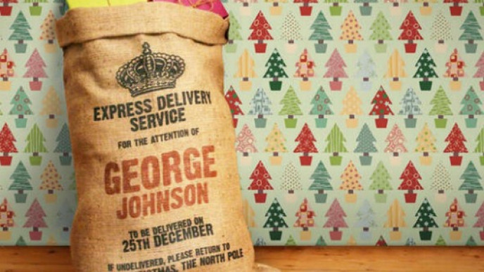 Personalised Christmas Delivery Sack £8.99 Delivered @ Living Social
