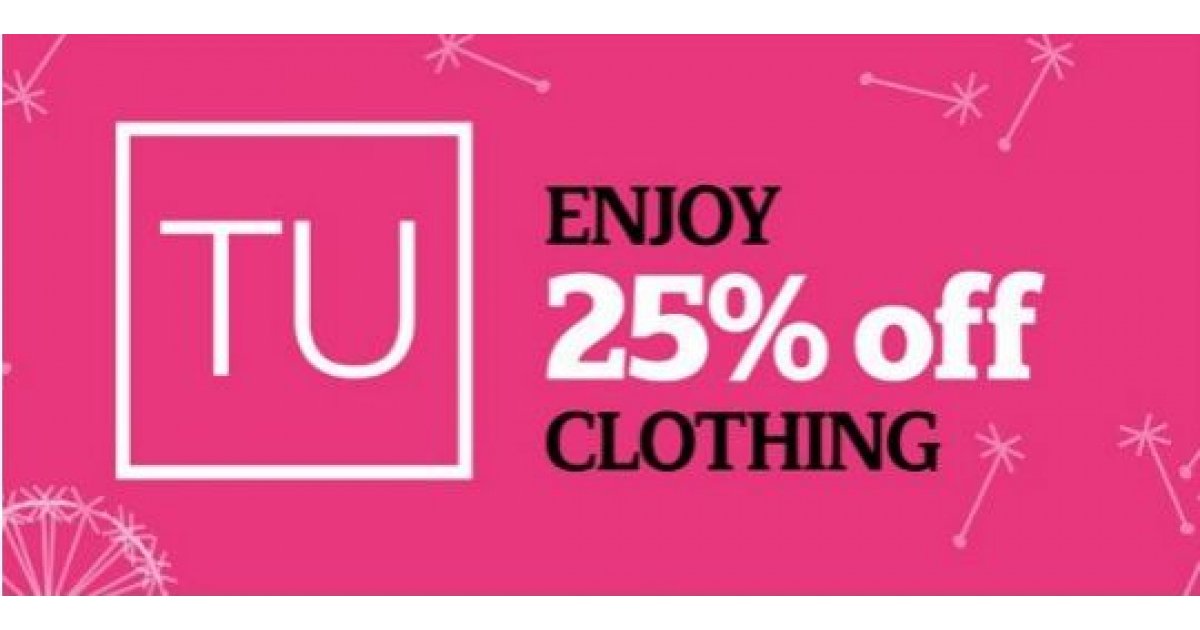 25 Off TU Clothing Sainsbury's