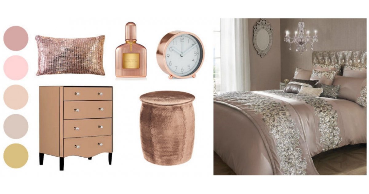 Rose Gold Bedroom Ideas!