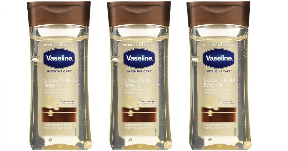 Vaseline Cocoa Radiant Body Gel Oil 200ml From £2.56 Amazon