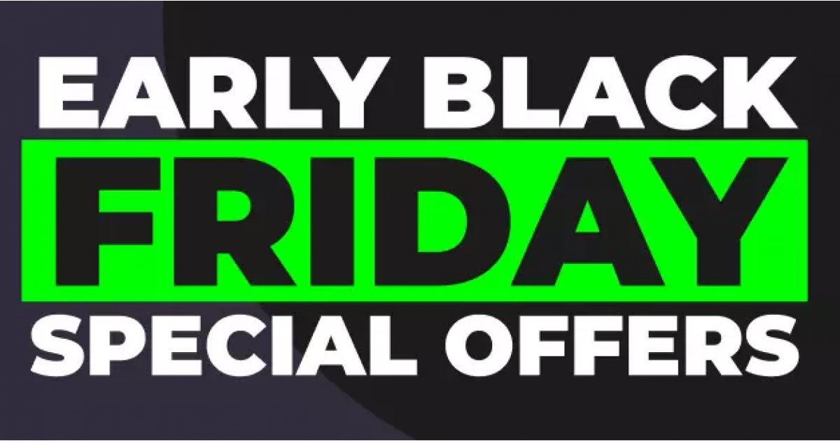 Early Black Friday Deals Studio