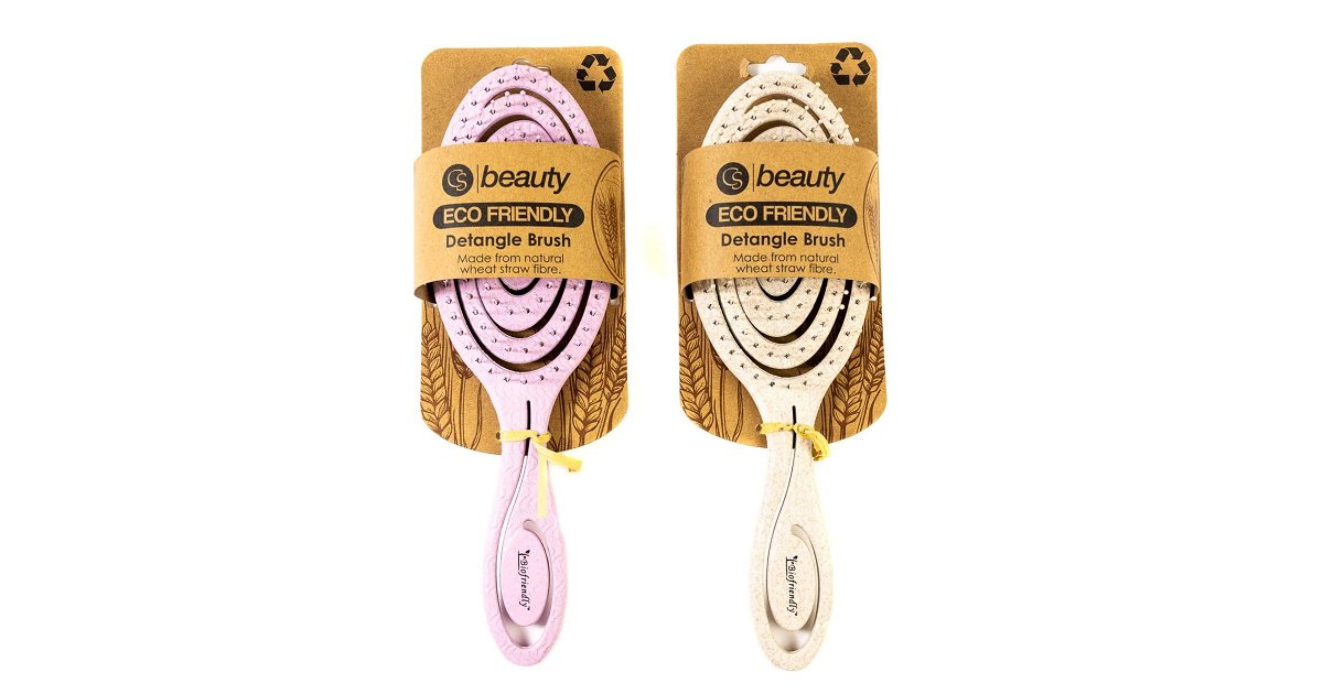 CS Beauty Eco Friendly Straw Hairbrush From £4.64 Amazon