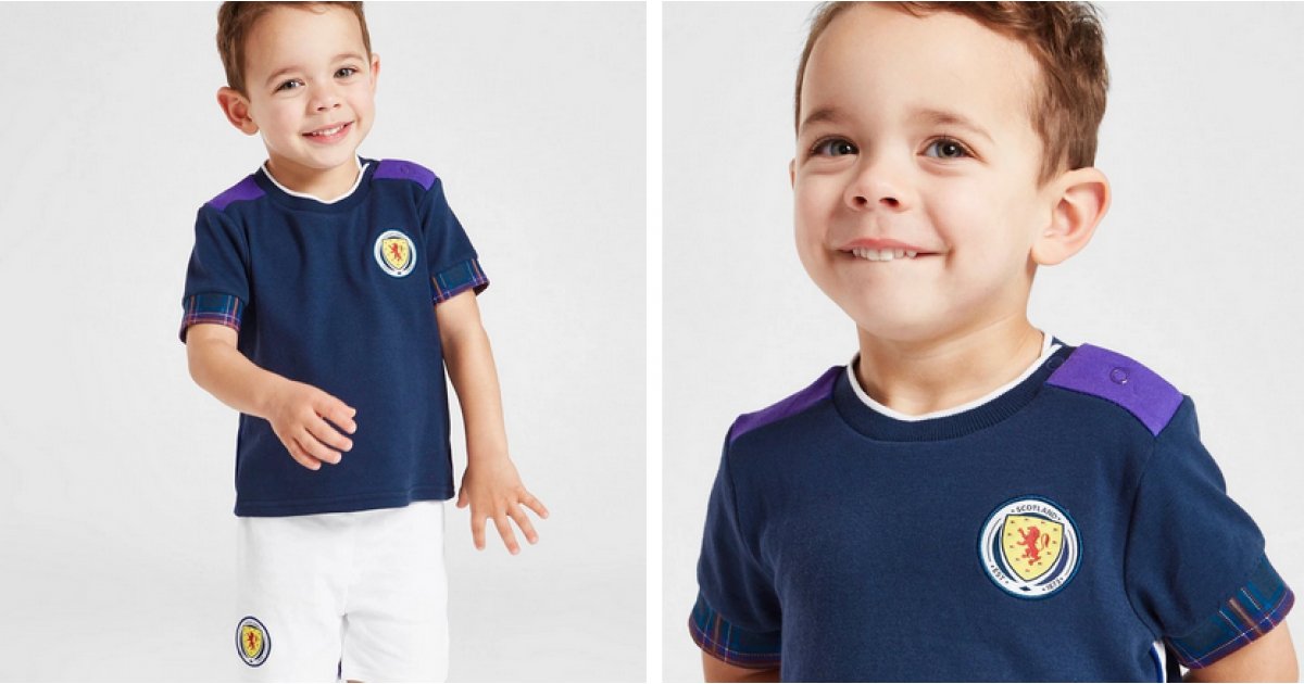 50 Off Official Team Scotland 2022/23 Infant Kit Now £10 JD Sports