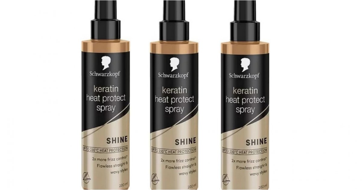 3 x Schwarzkopf Styling Keratin Heat Protection Hair Spray £6.11 Amazon
