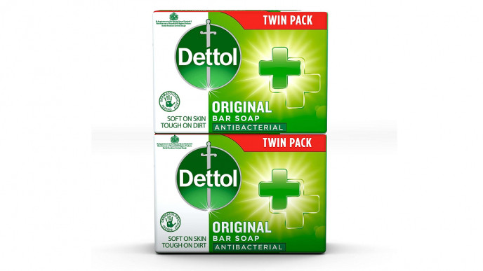 Dettol Original Antibacterial Hand Soap Bar 2 X 100g 95p @ Amazon