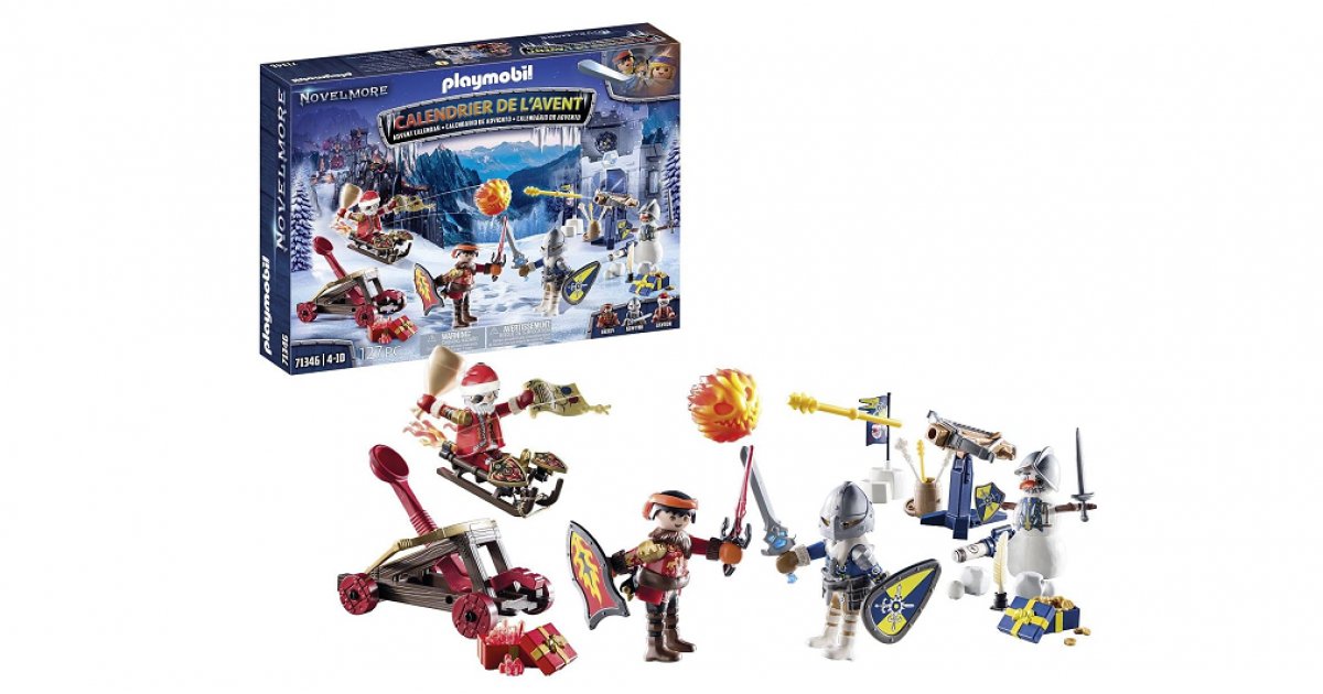 thumbnail image 2 of PLAYMOBIL Novelmore Advent Calendar - Dario's Workshop With 24 Doors, Figures & Accessories For Kids 4-10 2 of 10