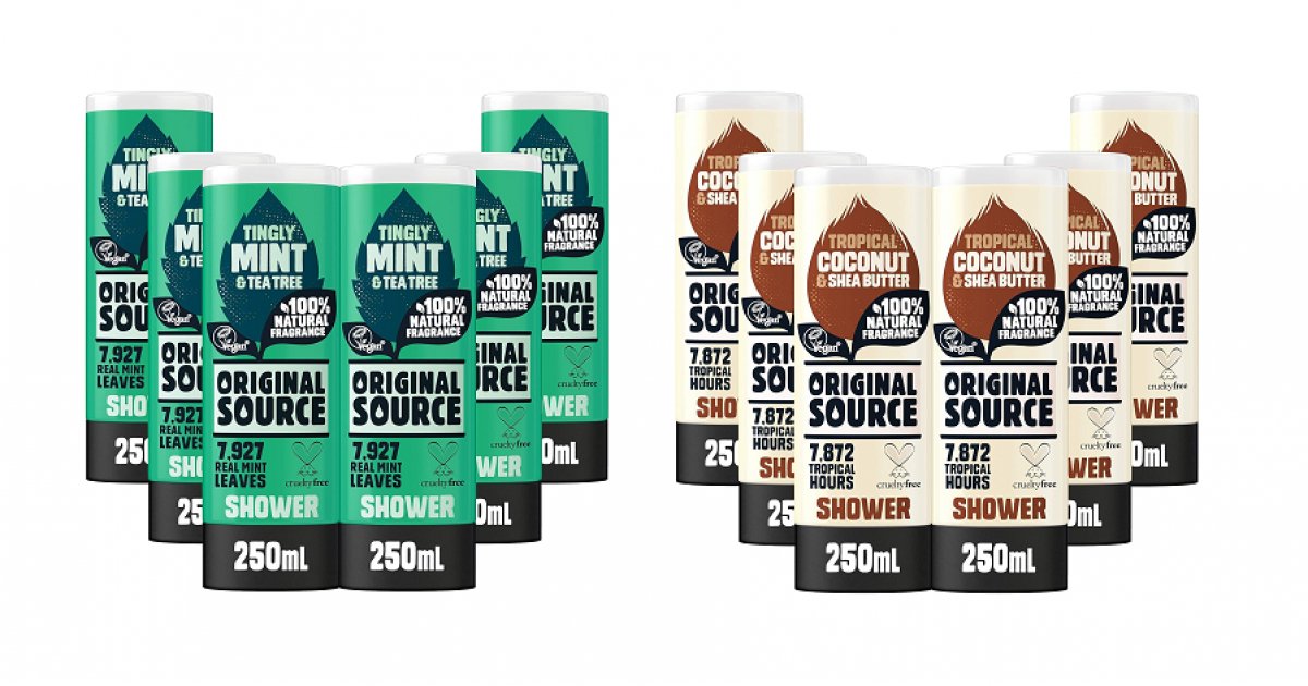 Original Source Shower Gel 6 x 250ml £5.40 @ Amazon