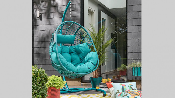 Elements Peacock Hanging Egg Chair £149 @ Dunelm