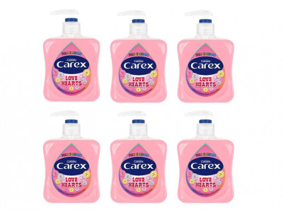 Carex Love Hearts Hand Wash 6 x 250ml £4.50