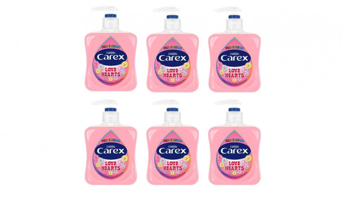Carex Fun Editions Love Hearts Hand Wash Pack of 6 x 250ml £4.50 @ Amazon