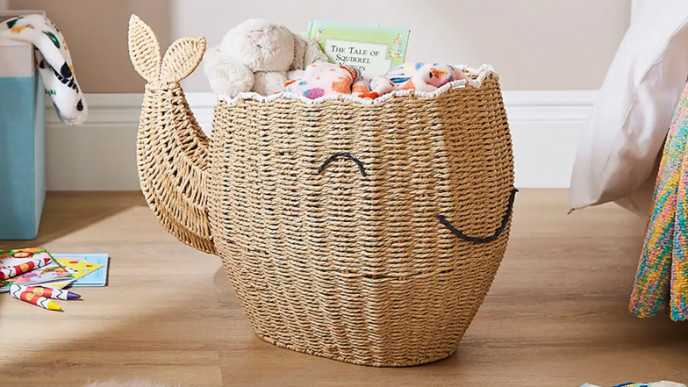 Woven Whale Basket now £24.50 @ Dunelm