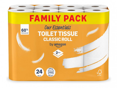 Amazon Toilet Tissue 24 Rolls £5.19
