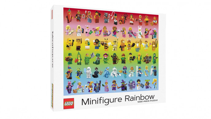 LEGO Minifigure Rainbow 1000-Piece Puzzle £7.49 @ Amazon