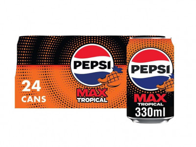 Pepsi Max Tropical, 24 x 330ml Cans £7.12