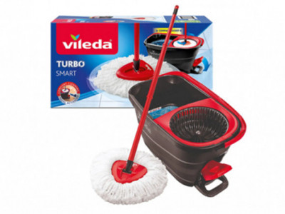 Vileda Turbo Smart Spin Bucket & Mop Set