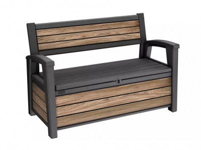 Keter Signature Storage Bench, Oak £120