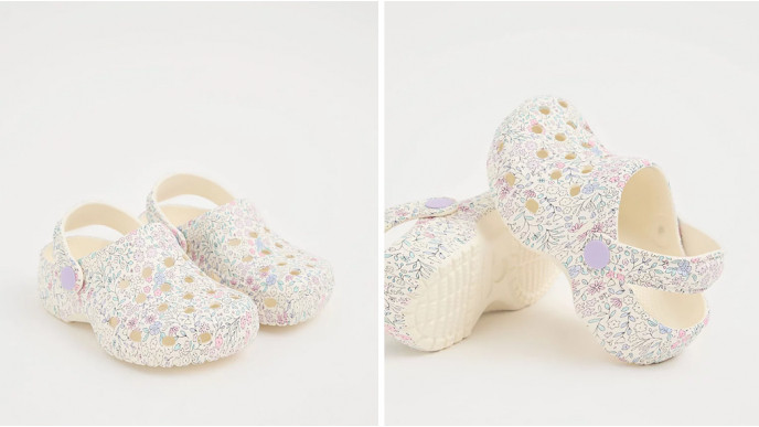 White Ditsy Floral Clogs from £6 @ George at Asda