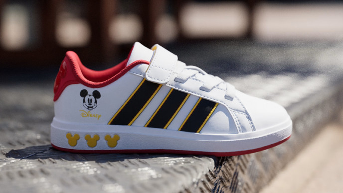 40% off adidas Disney Mickey Mouse Grand Court Shoes £19.80 (was £33) @ Decathlon
