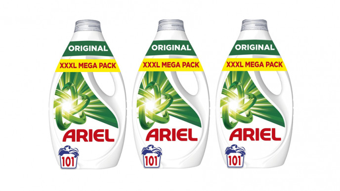 Ariel Washing Liquid Laundry Detergent, 101 Washes x 3 £25.90 @ Amazon