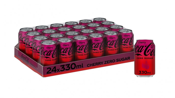Coca Cola Zero Sugar Can Cherry 330 ml (Pack of 24) £7.12 @ Amazon