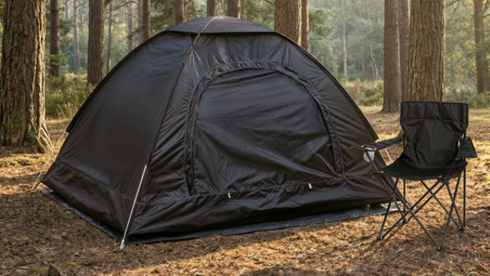 OHS 2 Person Tent - Black £9.99 @ Online Home Shop
