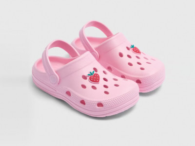 Kids' Pink Strawberry Clogs from £4