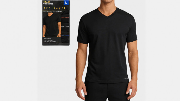 Men's 4 Pack Ted Baker T-Shirts now £15 delivered (RRP £40) @ You Know Who's