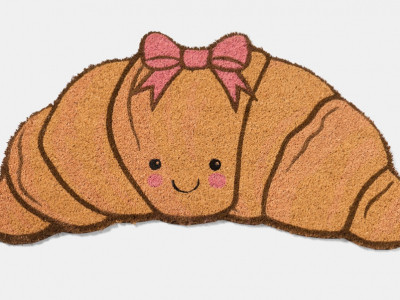 Bow Croissant Shaped Coir Mat now £3.50