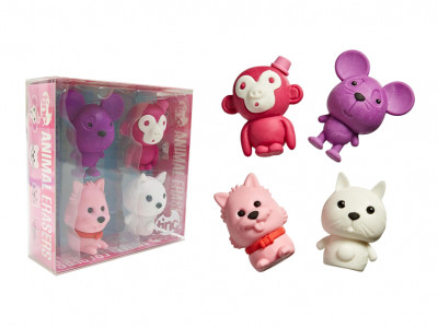 Tinc Eraser Pack Animal Collection £1