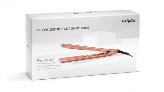 BaByliss Rose Gold Hair Straighteners £25.32 @ Amazon