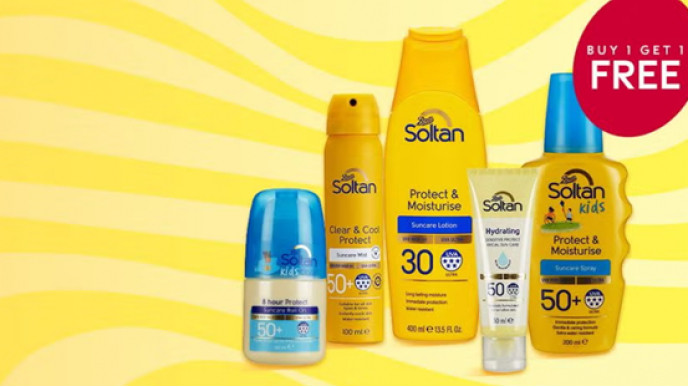 Buy One Get One Free on selected Soltan Suncare @ Boots