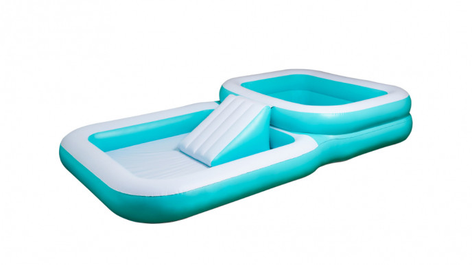 50% off Inflatable Double Pool with Slide now £24.99 @ The Range