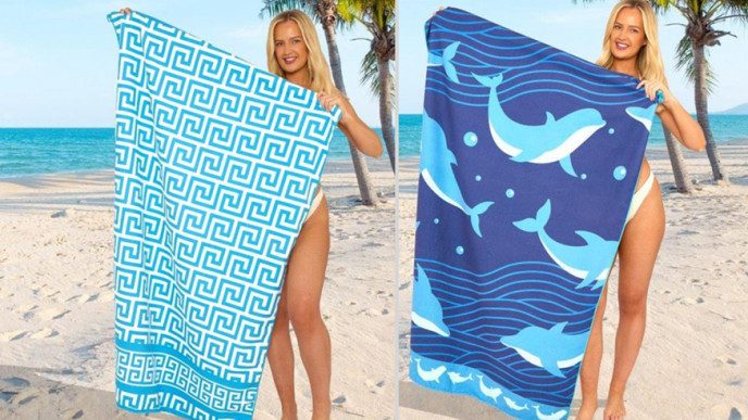 GC Gaveno Cavailia Extra Large Beach Towel £3.52 @ Amazon