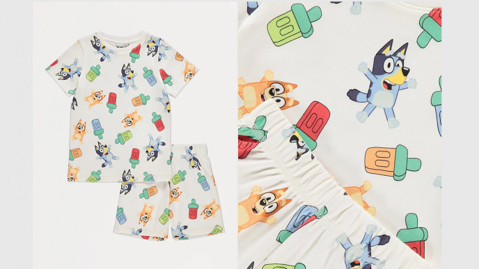 Bluey Ice Lolly Short Pyjamas from £8 @ George at Asda