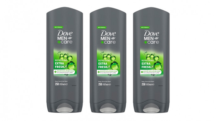 Dove Men+Care Refreshing Extra Fresh Men's 3-in-1 Hair, Face and Body Wash 250ml 3 for £4.10 @ Amazon