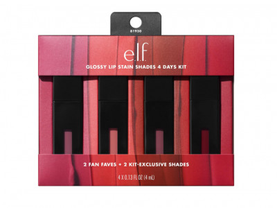 e.l.f. Glossy Lip Stain Shades 4 Days Kit