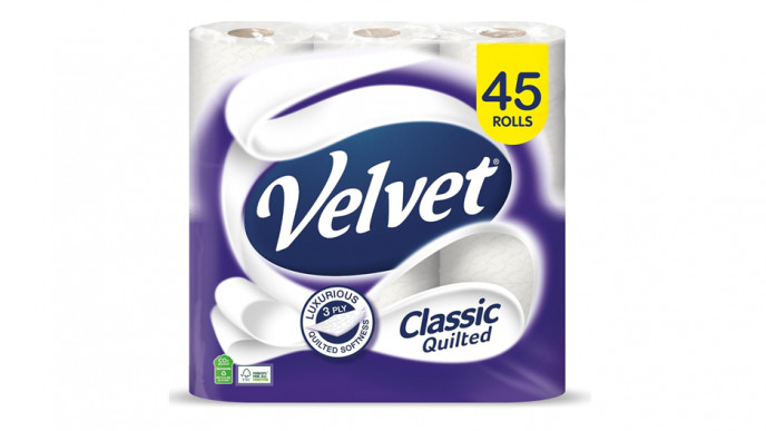 Velvet Classic Quilts Toilet Roll 45 Rolls £12.20 @ Amazon