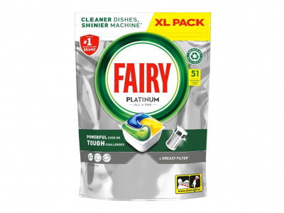 Fairy Platinum Dishwasher 51 Pods £7.60