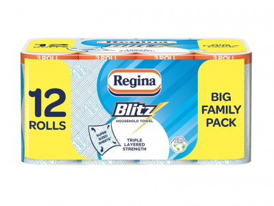 Regina Blitz Household Towels 12 Pack £14.40