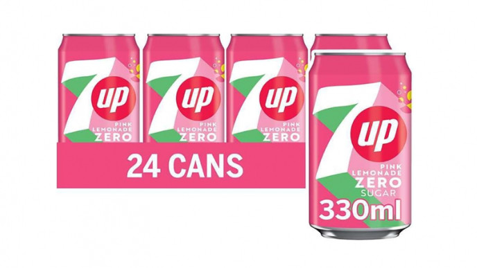 7UP Zero Pink Lemonade 24 x 330ml Can £7.12 @ Amazon