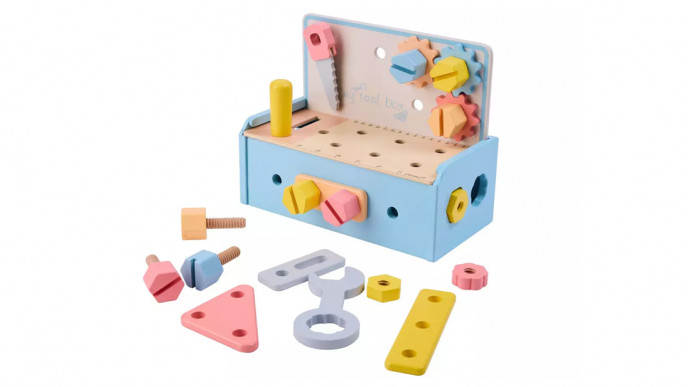 Chad Valley Wooden Tool Box now £4.88 @ Argos