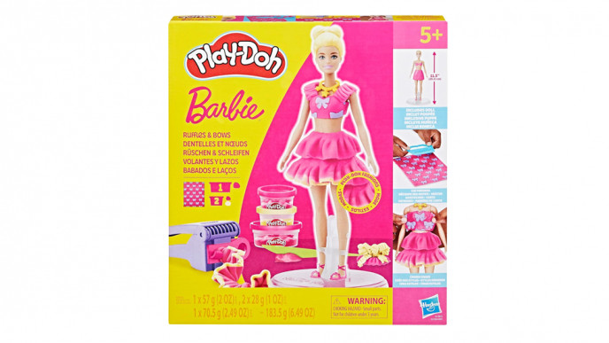 Play-Doh Barbie Ruffles and Bows Doll Set £9.99 @ Amazon