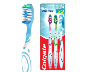 Colgate Max White Toothbrushes 3 Pack £1.83