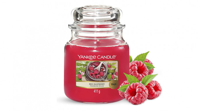 Yankee Candle Red Raspberry Medium Jar Candle £12.16 @ Amazon