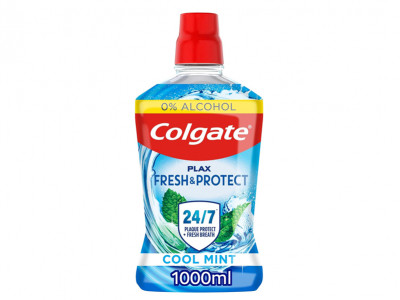 Colgate Plax Cool Mint Mouthwash 1L £2.99