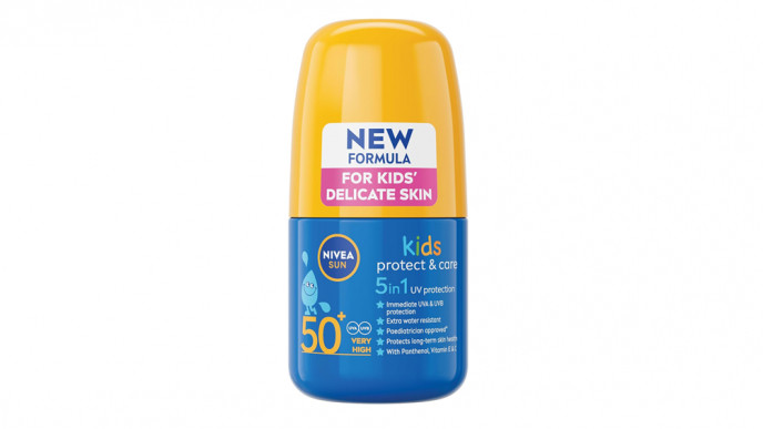 NIVEA Sun Kids Protect & Care SPF 50+ Roll On (50ml) £4.38 @ Amazon